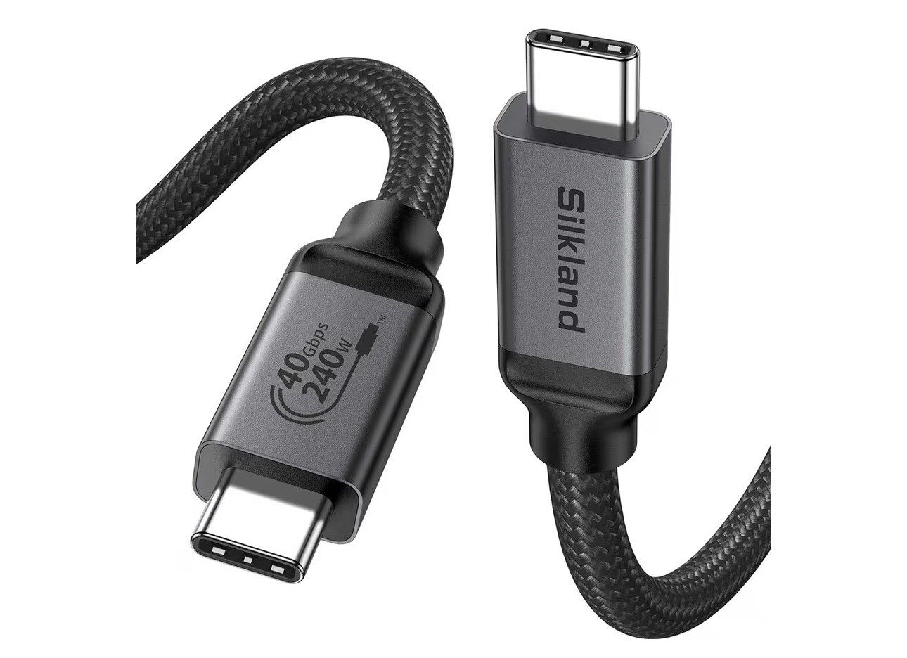 Silkland USB 4 Cable [USB-IF certified] for 3.3ft Thunderbolt 4 cable, 40 Gbps