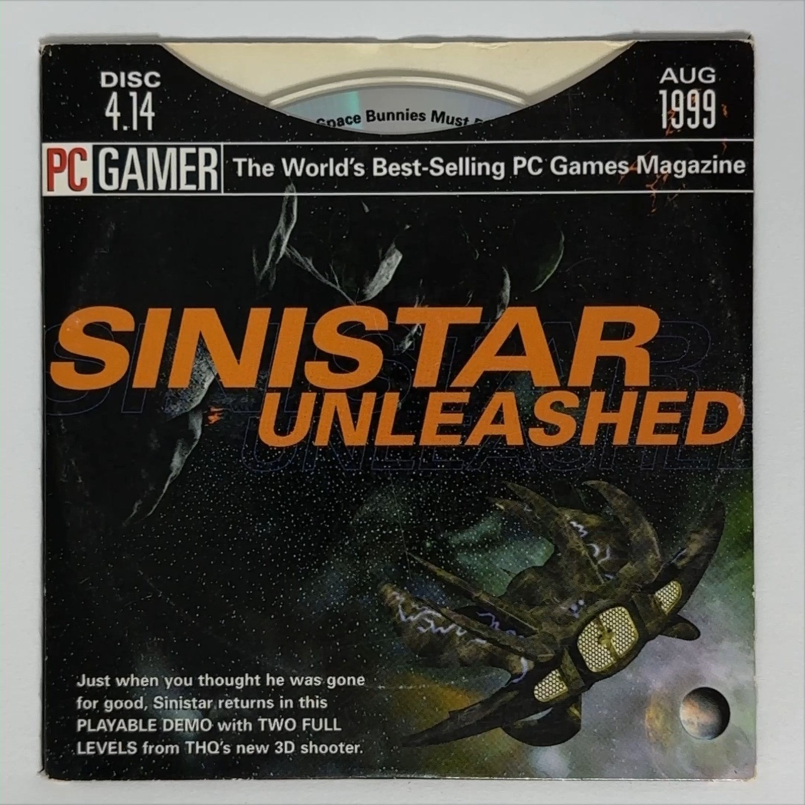 PC Gamer Demo Disc 4.14 August 1999 CD-ROM Vintage PC Gaming Software