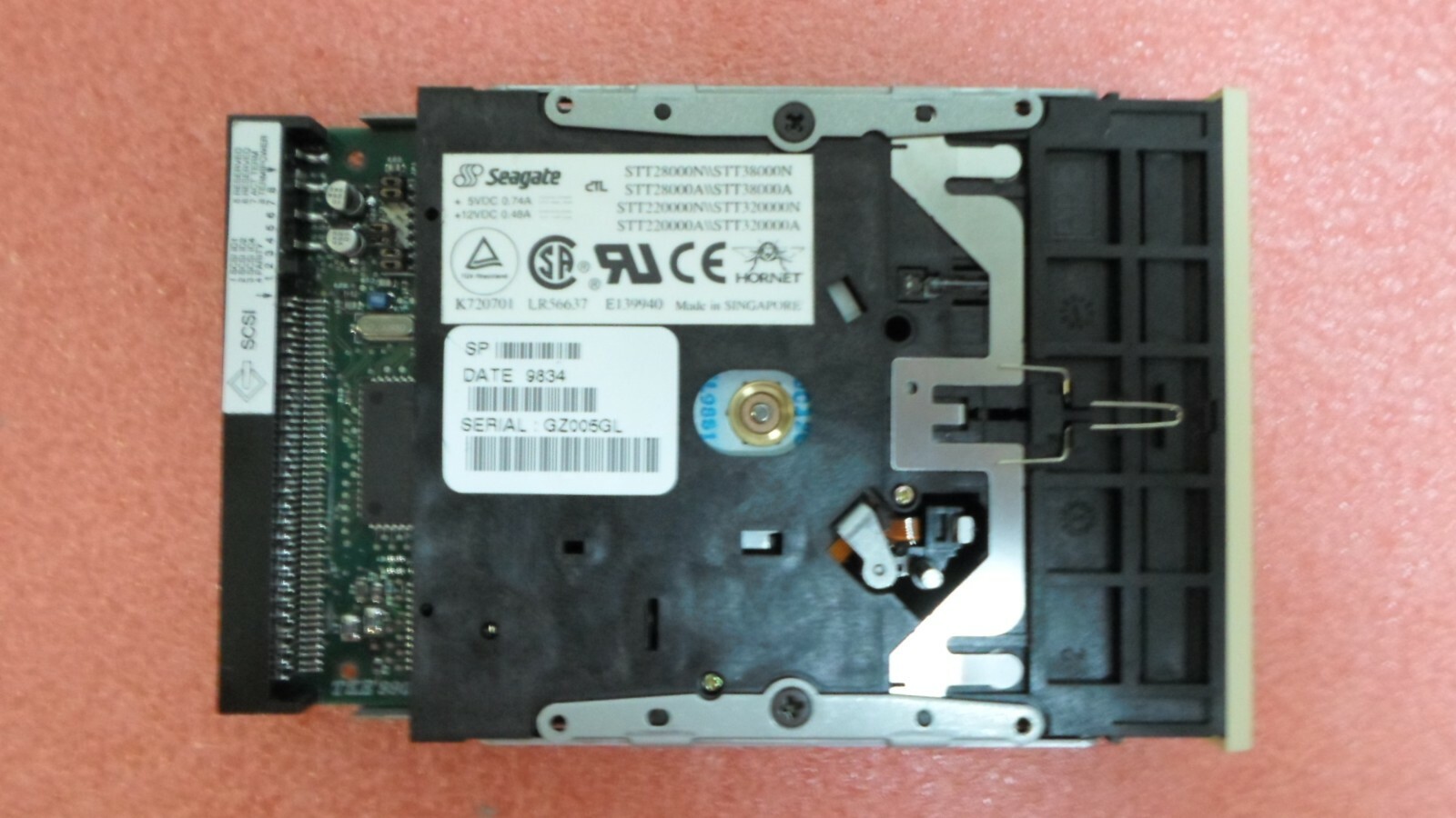 Seagate IBM STT22000N TC3200-103  50 pins Hornet Tape Drive