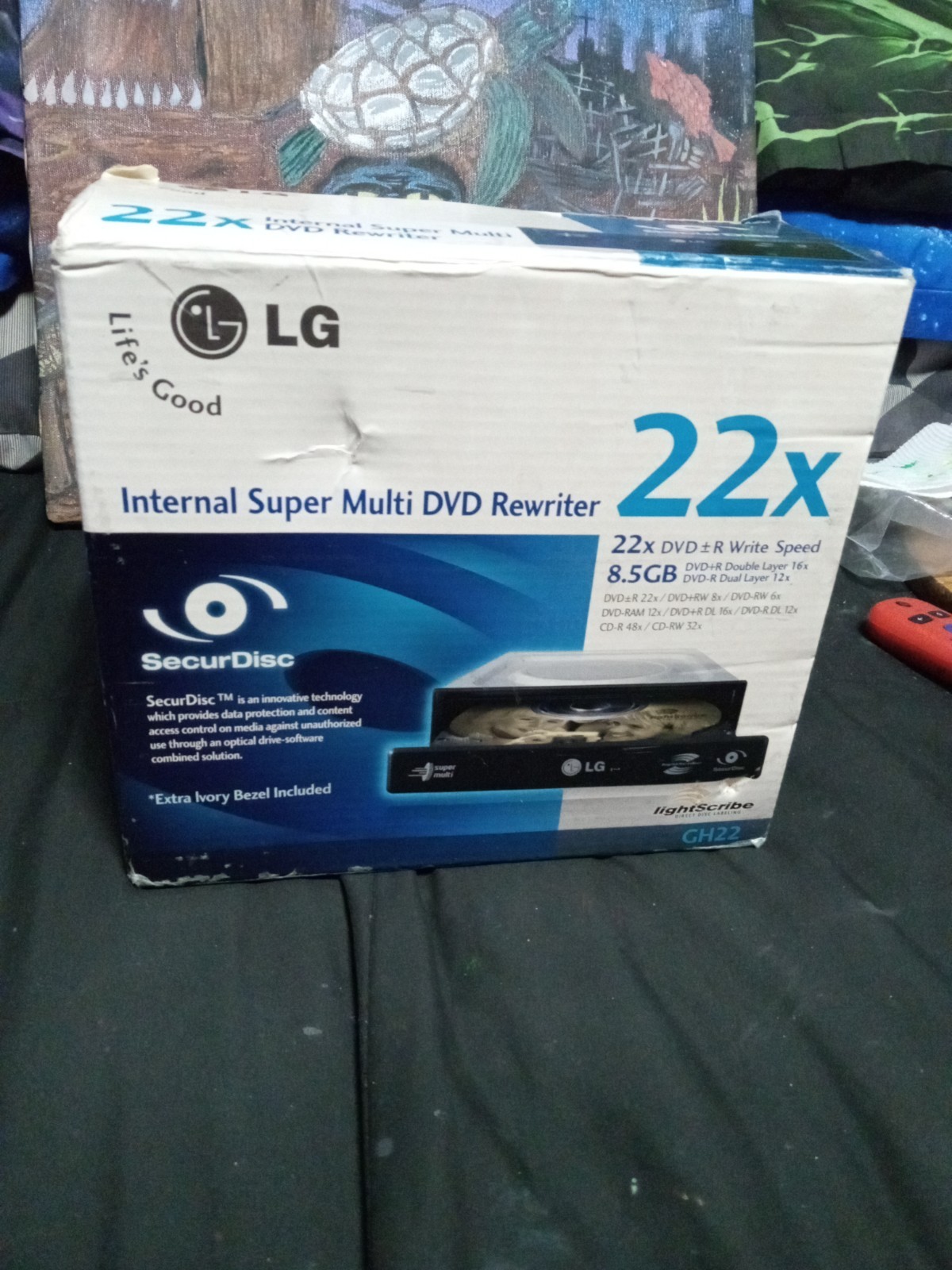 LG GH22  Super Multi DVD Rewriter 22x Super Multi Rewriter GH22 Open Box