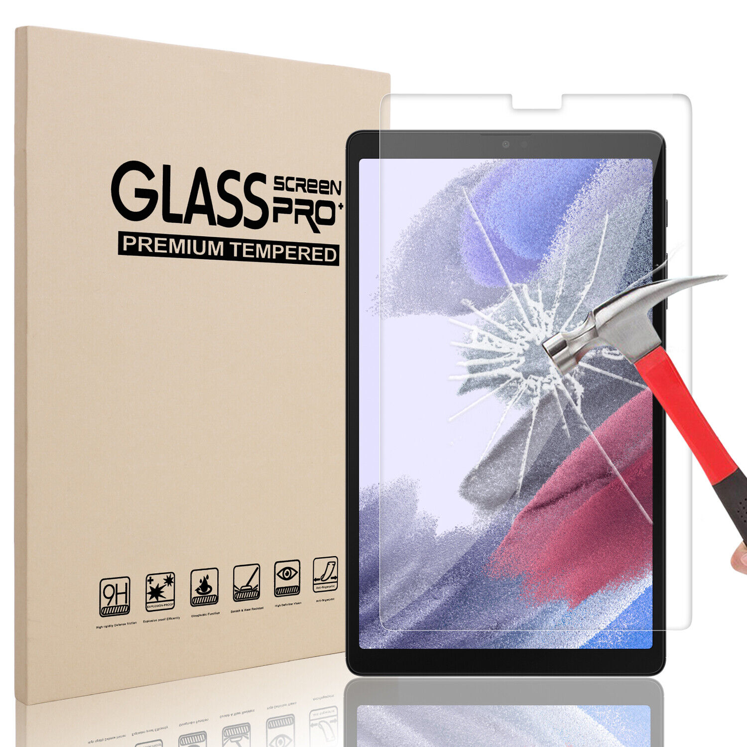 For Samsung Galaxy Tab A7 Lite 2021, 8.7-inch HD Tempered Glass Screen Protector