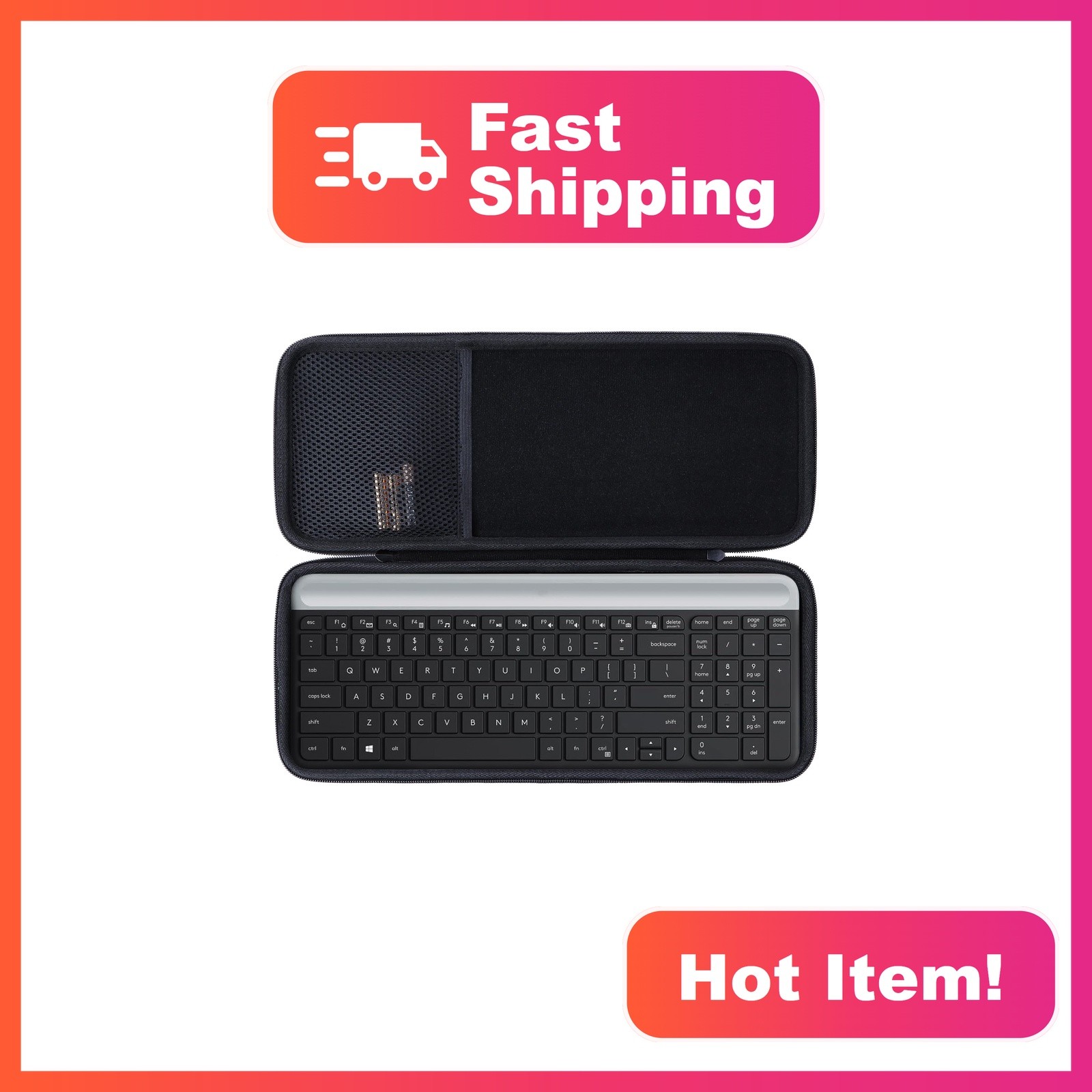 Lebakort Graphite Case for Logitech MK470