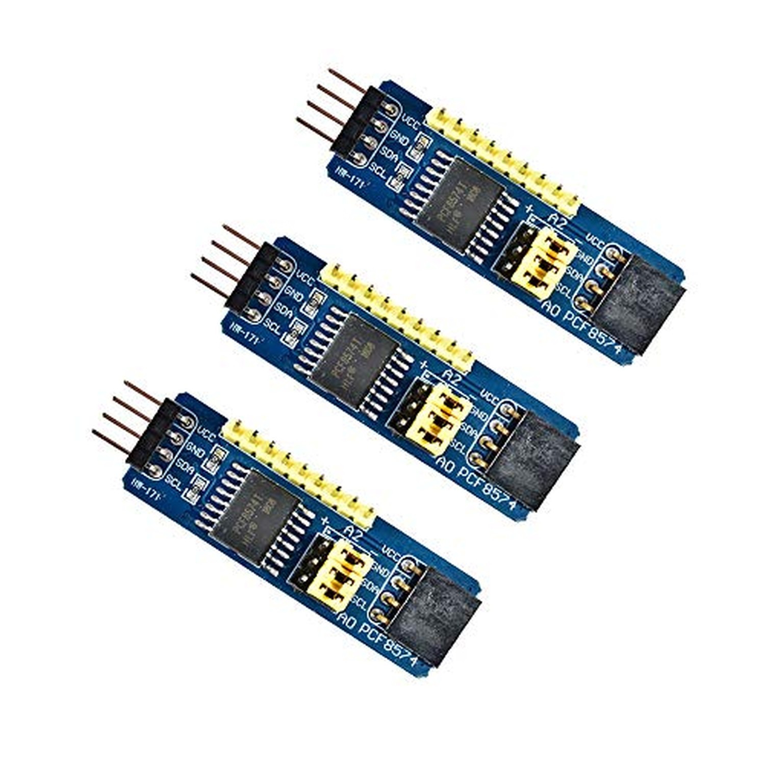 Comimark 3Pcs PCF8574 PCF8574T I2C 8 Bit IO GPIO Expander Module for Arduino ...