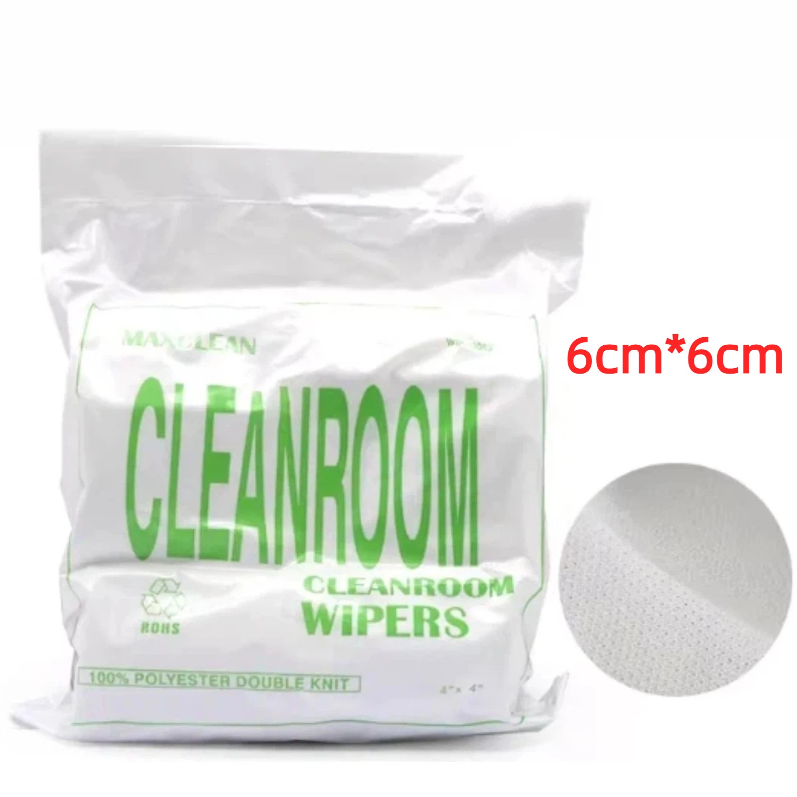‌4x4 inch CLEANROOM WIPERS for Printer Particle Free Screen Lens Cleaner