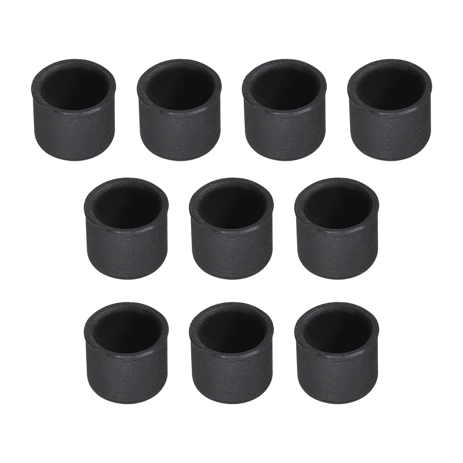 RCA Anti Dust Plug Port Dust Silicone Covers Caps Stoppers Black 10pcs