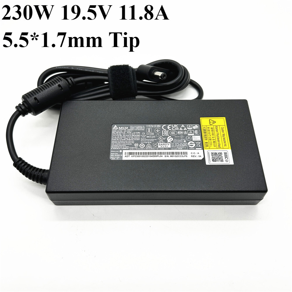 Genuine Delta 19.5V 11.8A 230W AC Adapter ADP-230JB D 5.5*1.7mm Power Supply