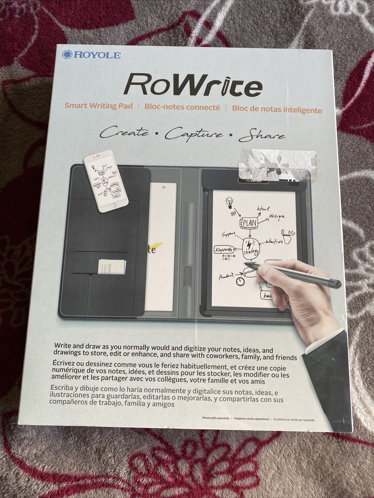 ROYOLE RoWrite Smart Writing Pad Tablet Drawing Digital IOS Android Tool
