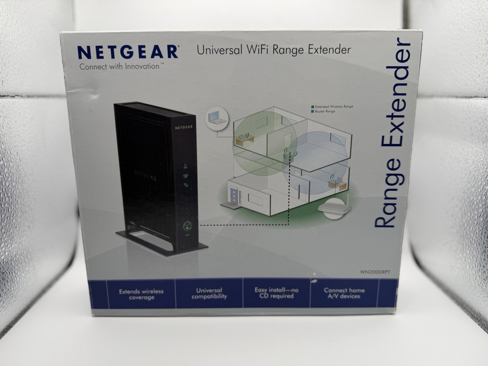 NETGEAR Universal WiFi Range Extender WN2000RPT
