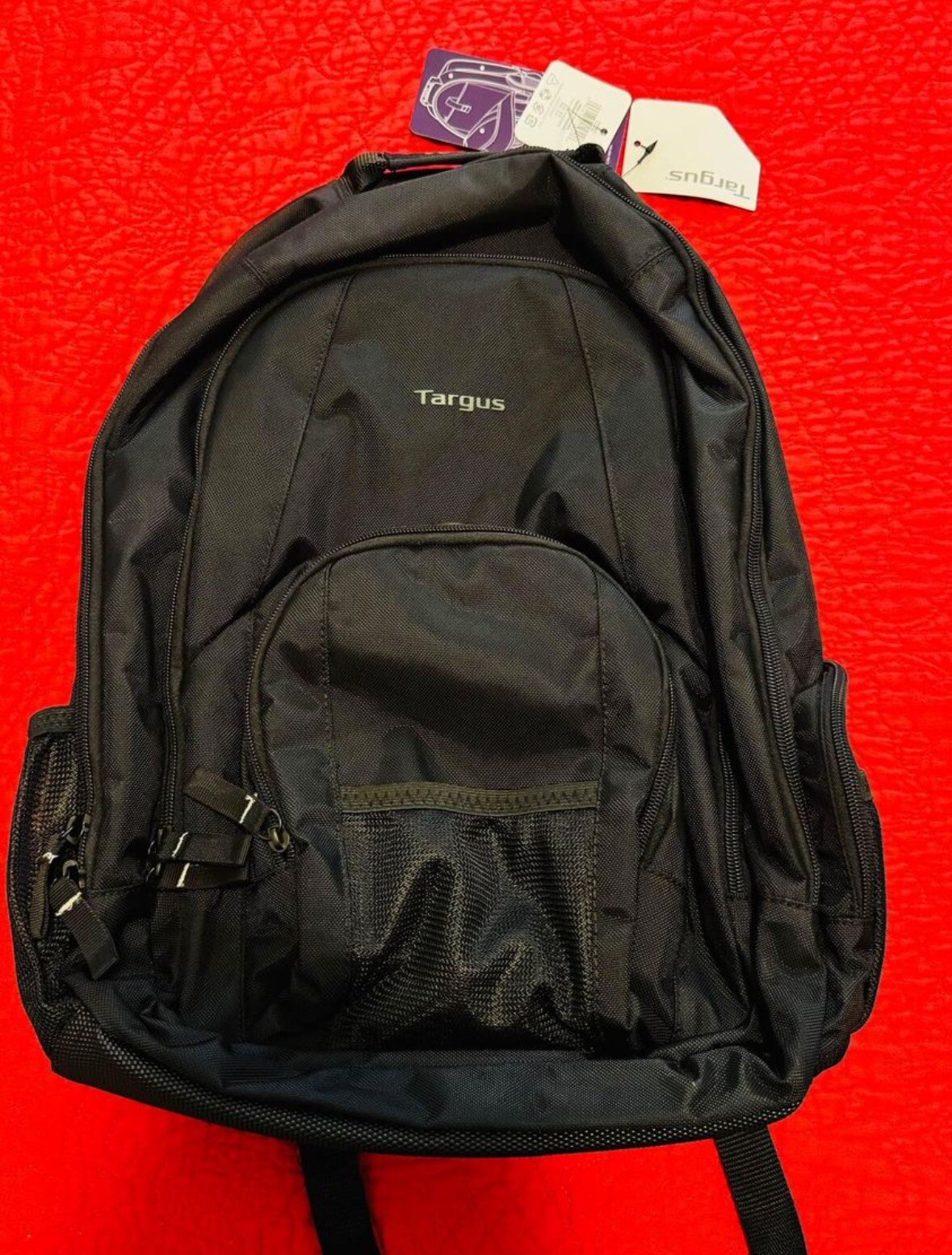 Targus Laptop Backpack 15.6” 25.7 Liter Groove Black Multi Pockets NWT