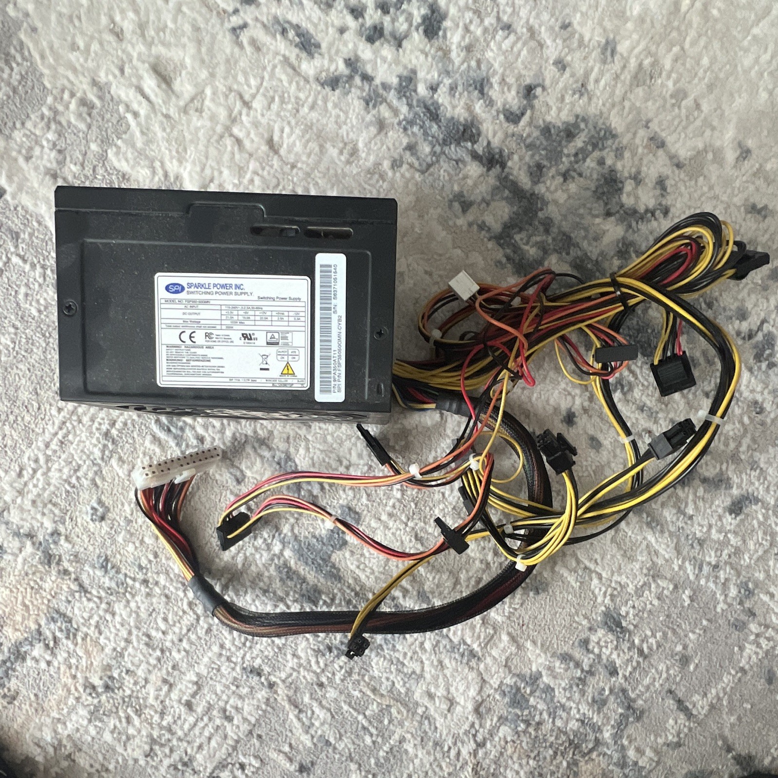 Sparkle Power Inc. 350W ATX Switching Power Supply FSP350-50GMN 20+4 SATA