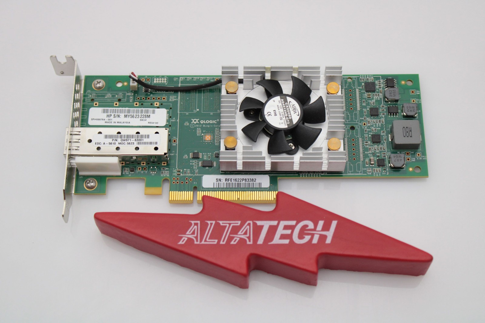HPE StoreFabric 1-Port 16Gbps PCIe FC MM SFP+ HBA 699764-001 for SN1000 B9F23A