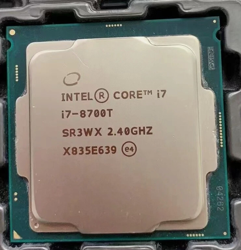 intel Core i7-8700T i5-8500T 8600T 8400T i3-8100T 8300T CPU for 300 Seires MB