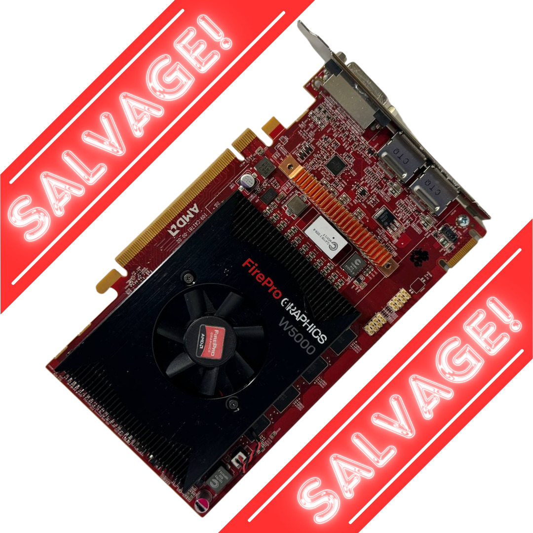 AMD ATI FirePro Graphics Video Card W5000 C417 ATI-102-C41702 - SALVAGE READ