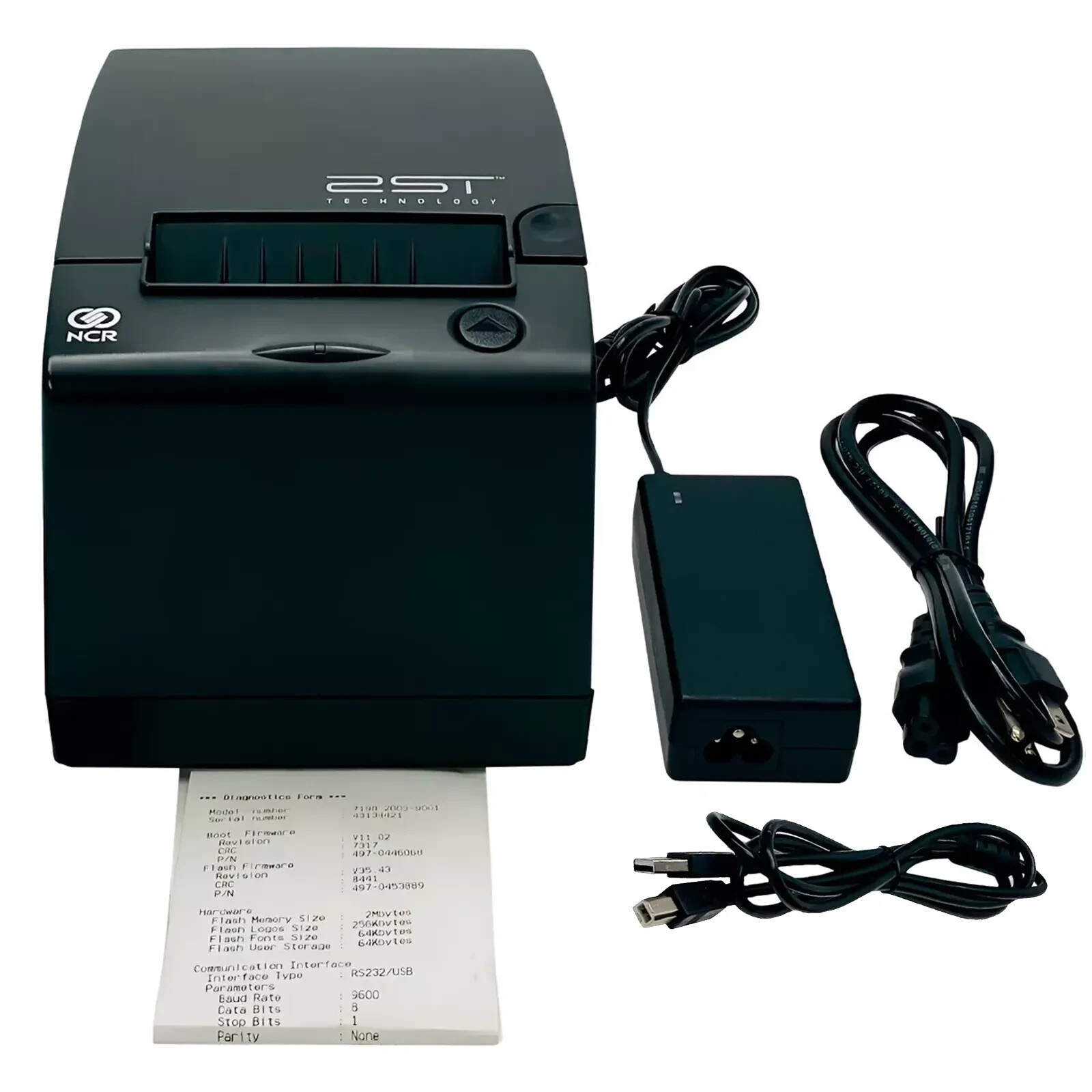 NCR 7198 Thermal POS Receipt Printer for Kitchen Restaurant Bar Cafeteria TESTED
