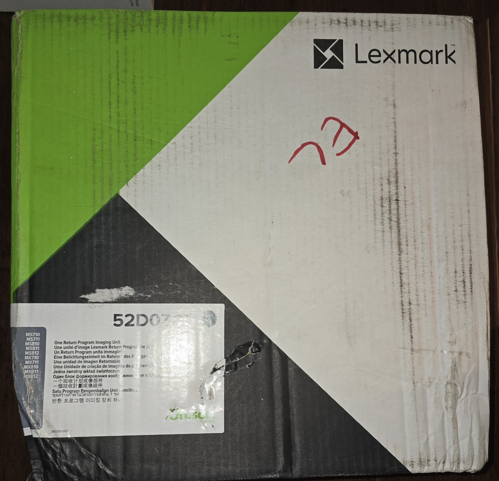 NEW Genuine LEXMARK 520Z Black Imaging Unit 52D0Z00 - FACTORY SEALED
