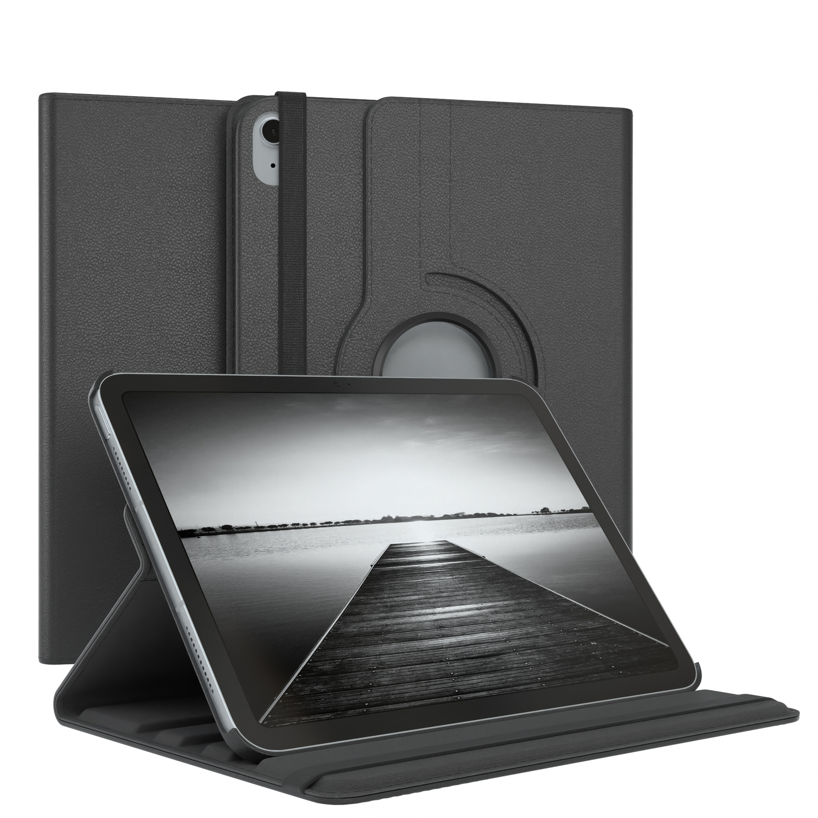 For iPad Mini1/2/3/4/5/6/7 Air1/2 Pro 360 Rotating Shockproof Leather Folio Case