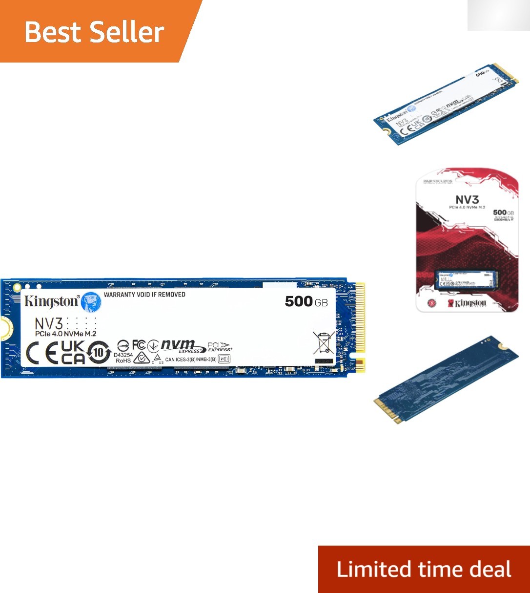 Upgrade Your System with NV3 500GB M.2 2280 NVMe SSD - 5000 MB/s Performance
