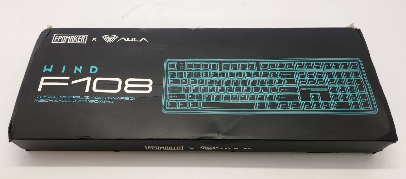 EPOMAKER Aula F108 Wireless Gaming Keyboard  Full Size Mechanical Keyboard