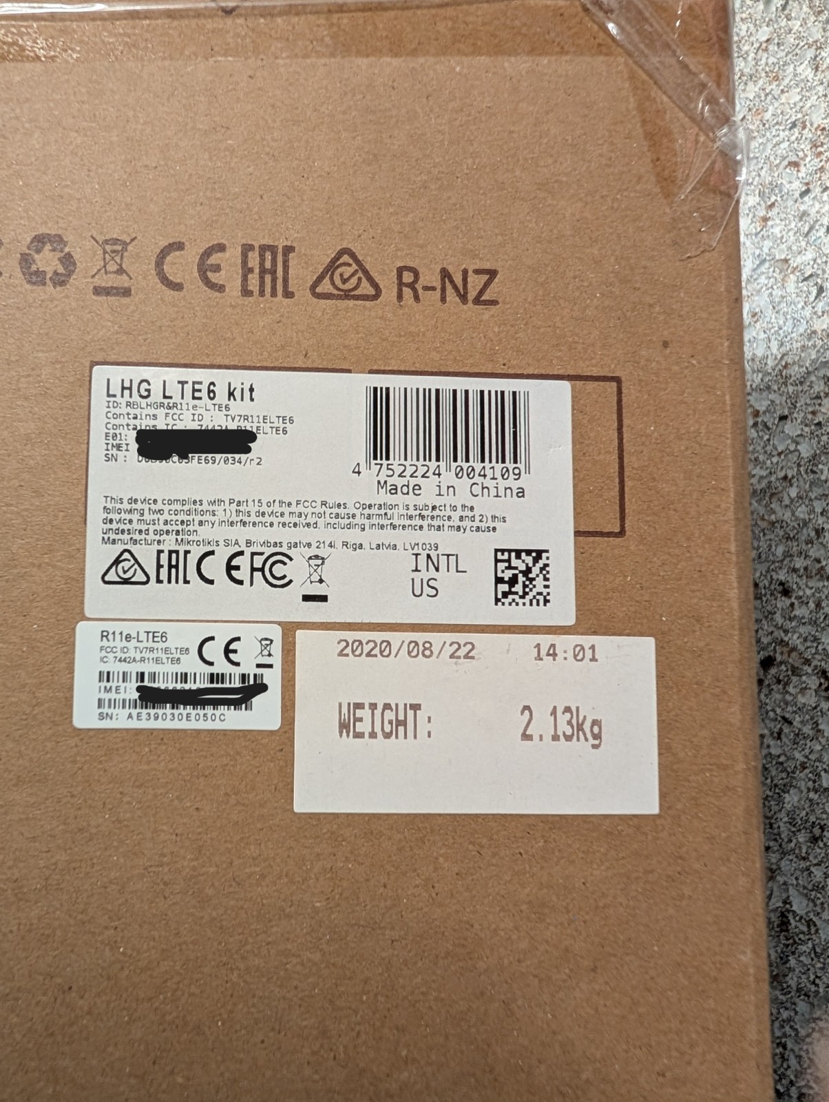 MikroTik RBLHGR&R11e-LTE6 LHG LTE6 Kit USED