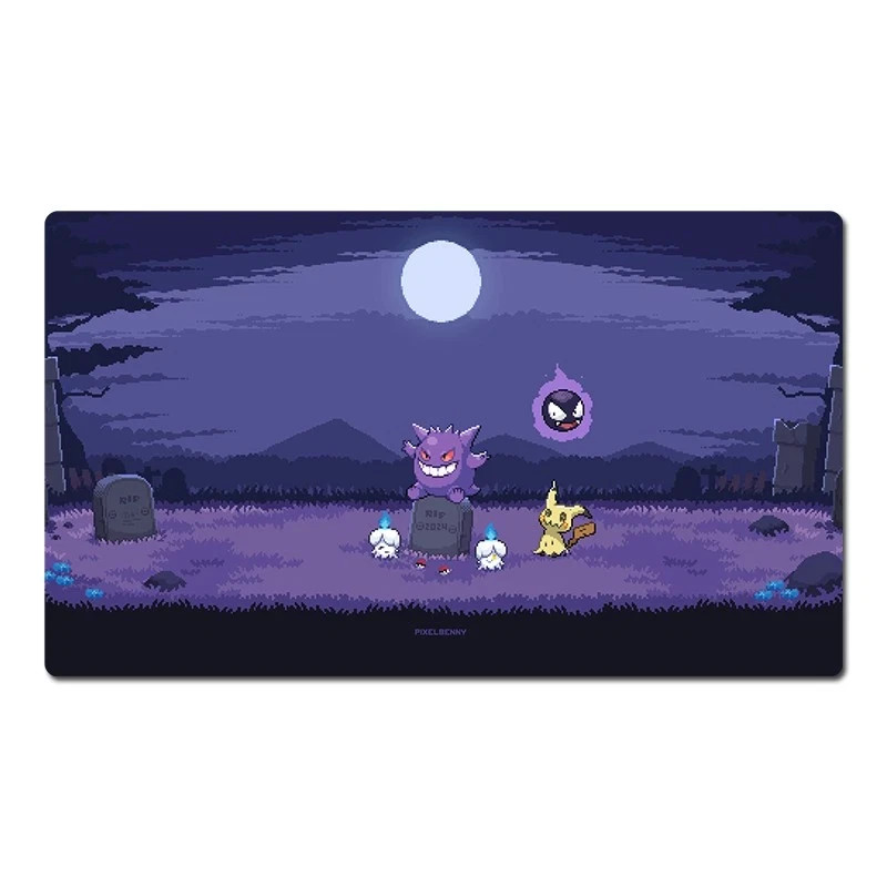 Gengar Mimikyu Litwick Pokemon Gaming Mouse Pad Desk Accessories