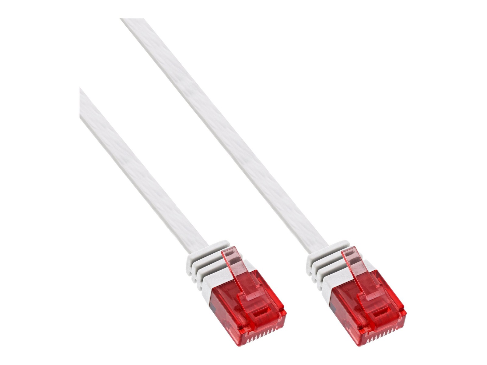 InLine Slim U/UTP Cat.6 White 15m 15m Rj-45 Copper Wire Lan Patch Cable 71615W