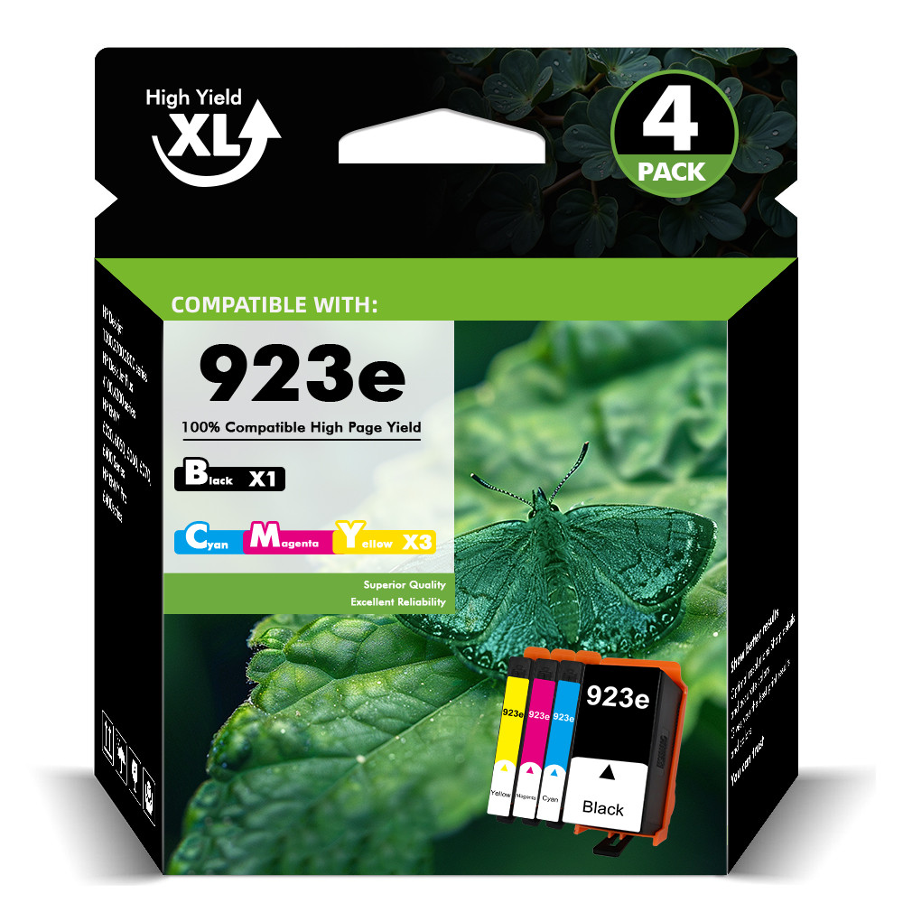 923e Ink Compatible for HP 923 OfficeJet 8120 8122e 8125e 8130 8132e 8135e 8138e