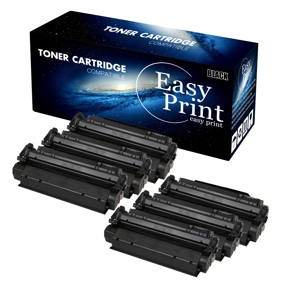 6PK Black Q2613X Toner Cartridges replace for HP 13X LaserJet 1300XI 1300 1300N