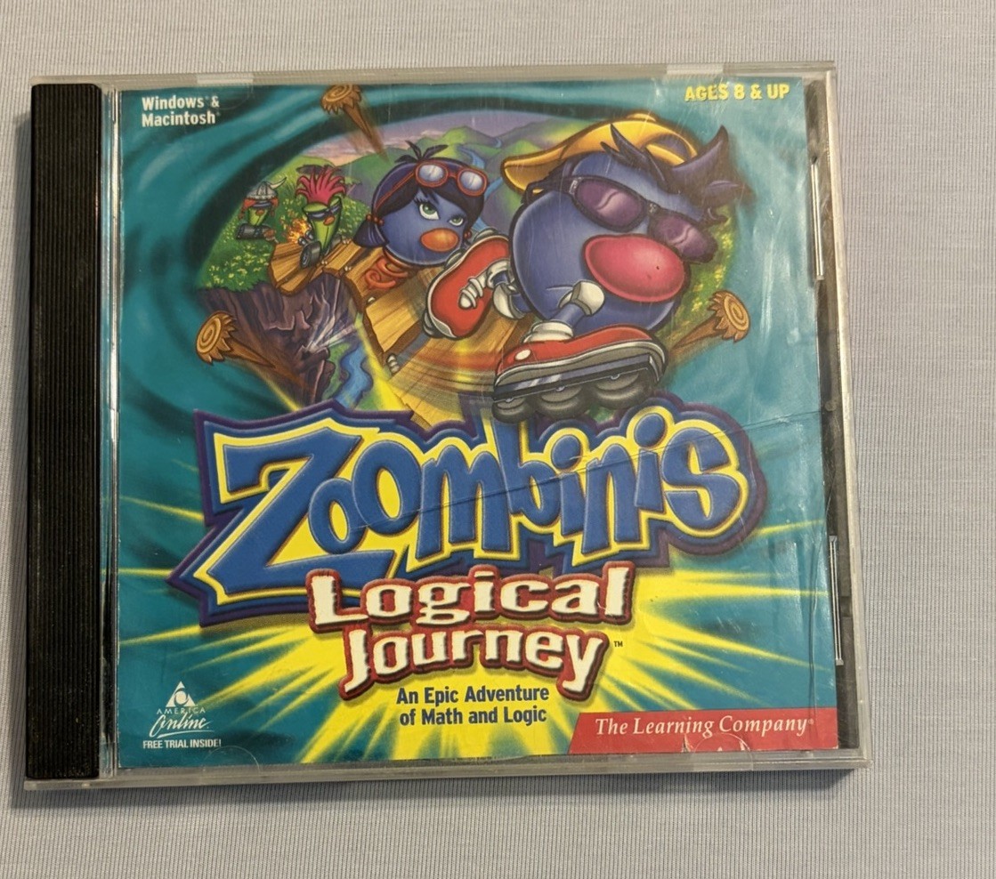 Zoombinis Logical Journey PC Mac CD ROM The Learning Company Educational MATH