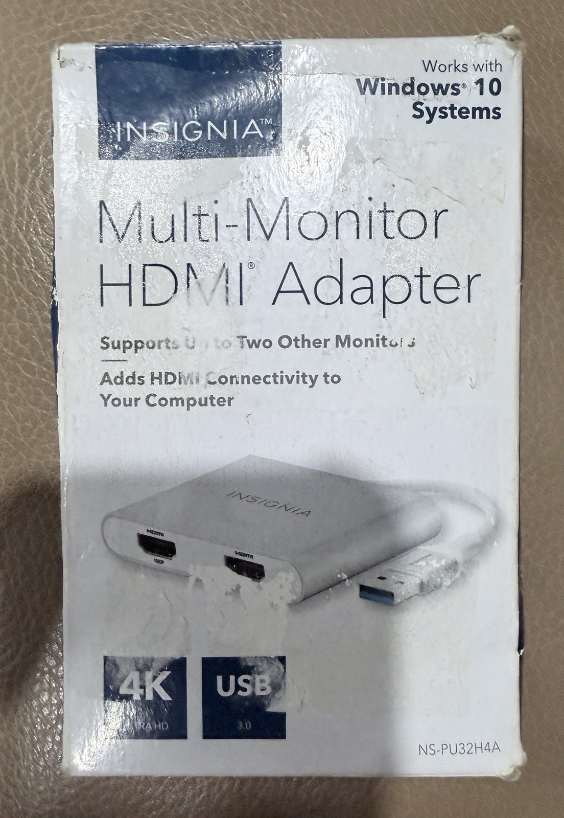Insignia NS-PU32H4A Multi-Monitor USB to Dual HDMI Adapter