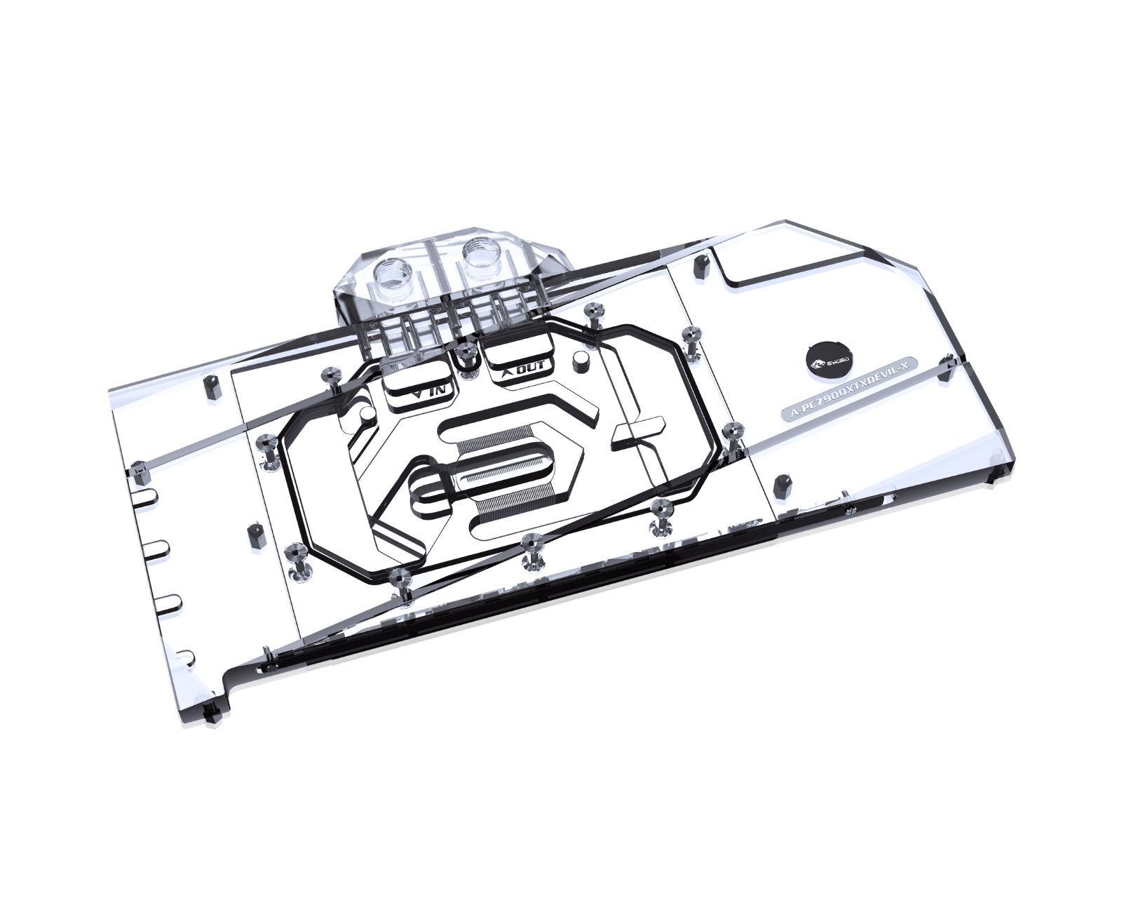 Bykski GPU Water Block For PowerColor Red Devil RX 7900 XTX 24GB 