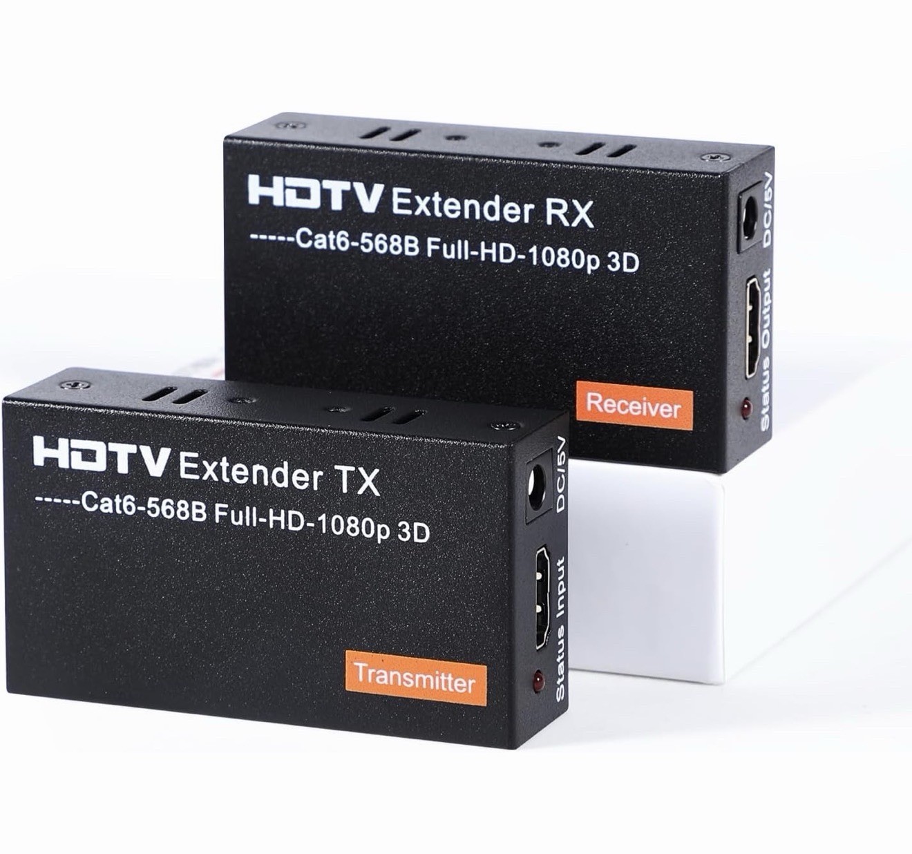 HDMI Extender Over Cat5e/6/7 1080P 60Hz 200ft | EDID Copy | TX/RX Kit