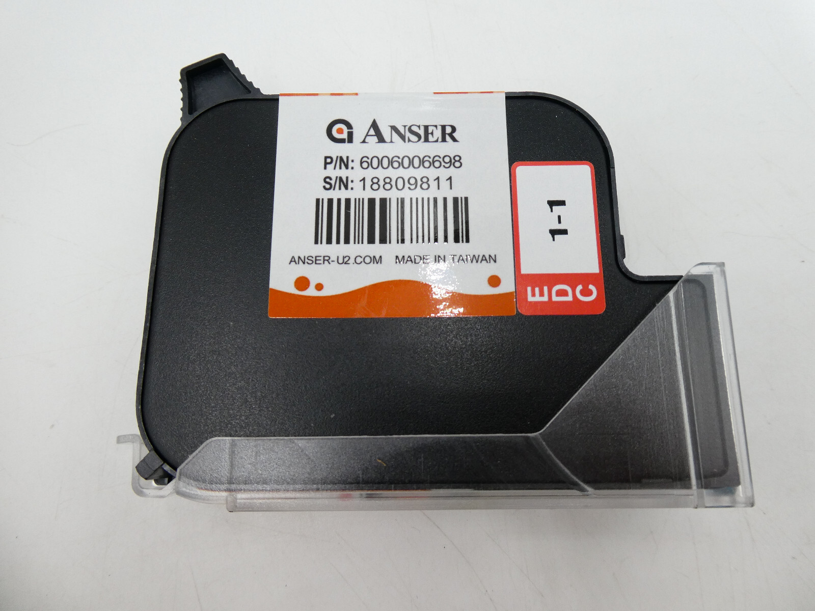🍀 NEW Anser SP4 1" U2 Smart SmartOne Inkfinity Black Ink Printer Cartridge 42ml