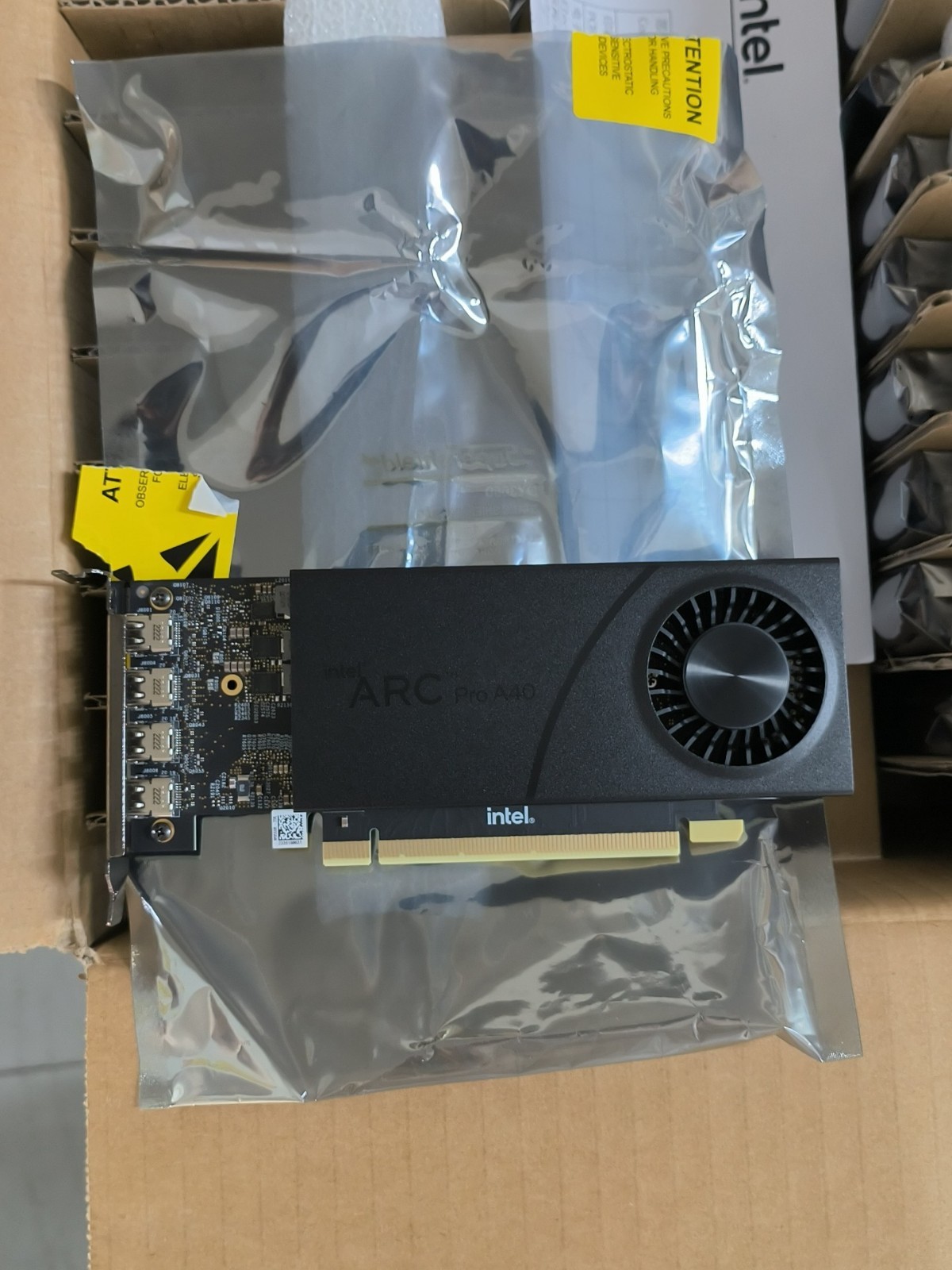NEW Lenovo OEM Intel Arc Pro A40 6GB GDDR6 Low Profile Single Slot PCIe 4.0 Work
