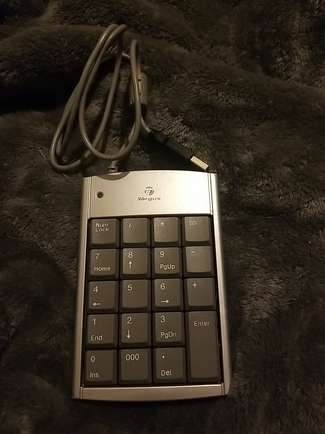 Targus PAUK10U Numeric Keypad W/ Backspace Key 2 USB Ports Computer 10 Key