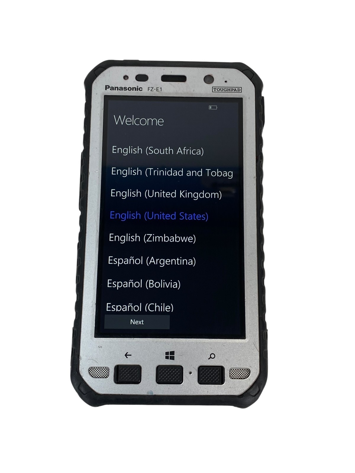 Panasonic FZ-E1 Handheld ToughPad FZ-E1BCCAZZM 32GB 5" Win 10 Mobile Cellular