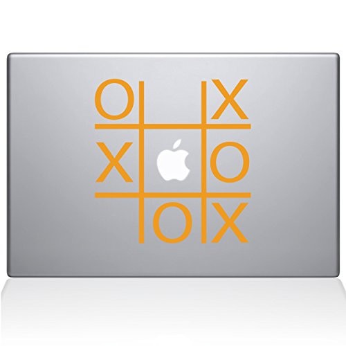 The Decal Guru 1197-MAC-13P-SY Tic Tac Toe MacBook Pro Decal Vinyl -13" 2015