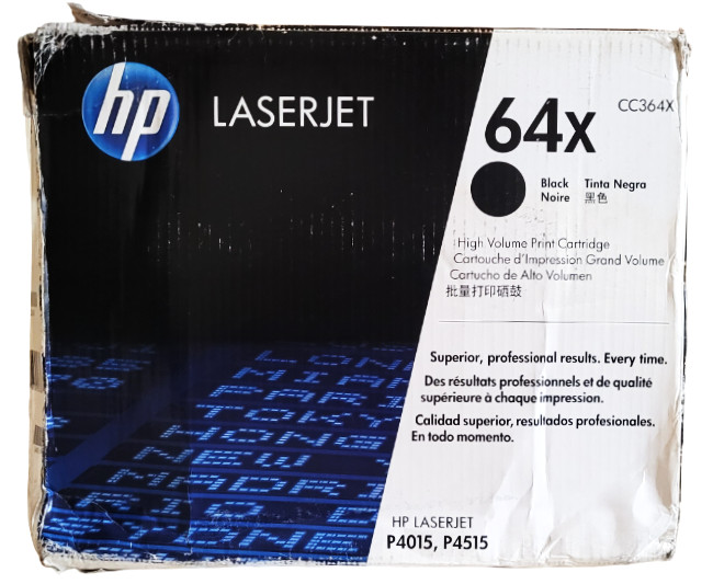 HP LaserJet 64X Black CC364X High Yield Toner Cartridge New Sealed With Open Box