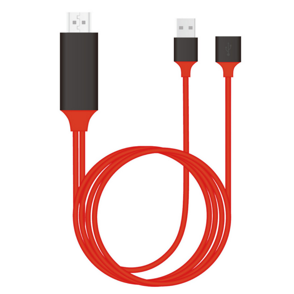1080P HDMI Mirroring AV Cable for iPhone iPad Android Phone to TV HDTV Adapter