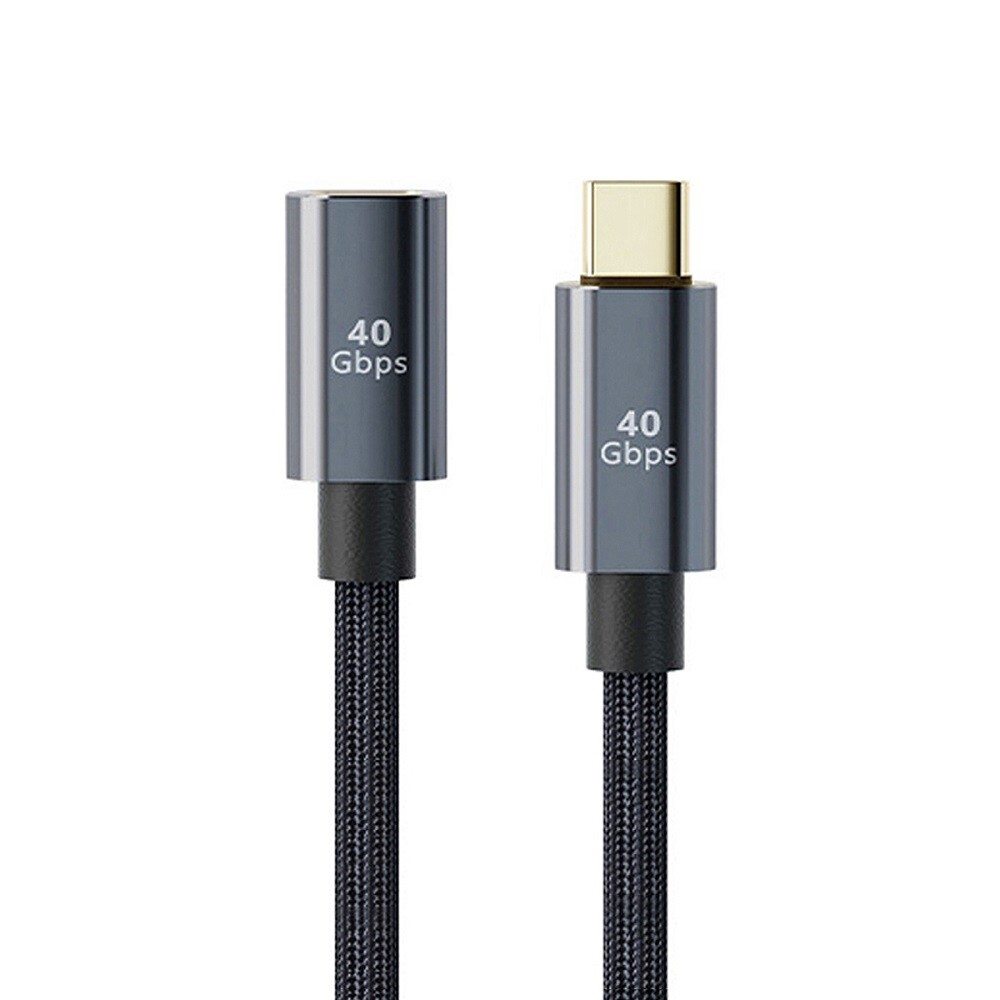 CY USB4 Extension Cable 40Gbps with  Charging and 8K@60Hz Thunderbolt3/4 80CM