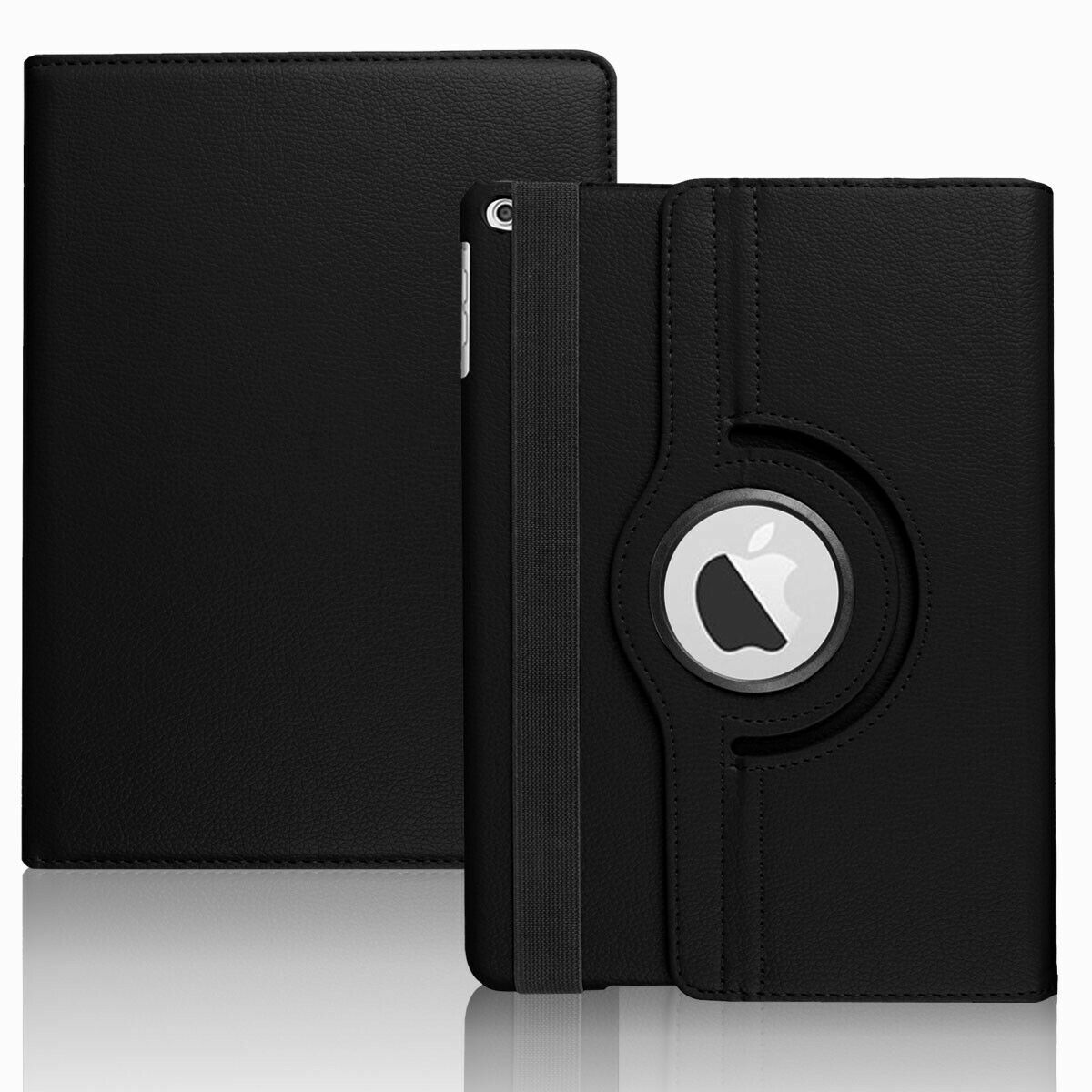 For iPad 10th 9th 8th 7th 6/5th Gen Leather Smart Flip Case Rotating Stand Cover