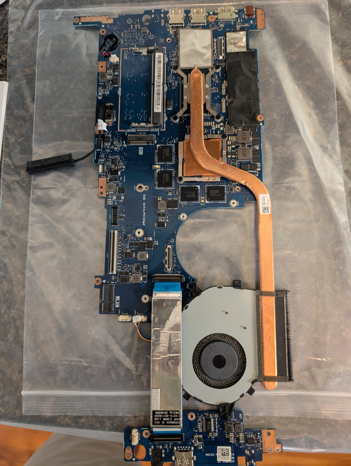 Genuine Asus Q524U UX560UX Main Board 60NB0C20-MB7110 Core i7-7500U GTX 950M 4GB