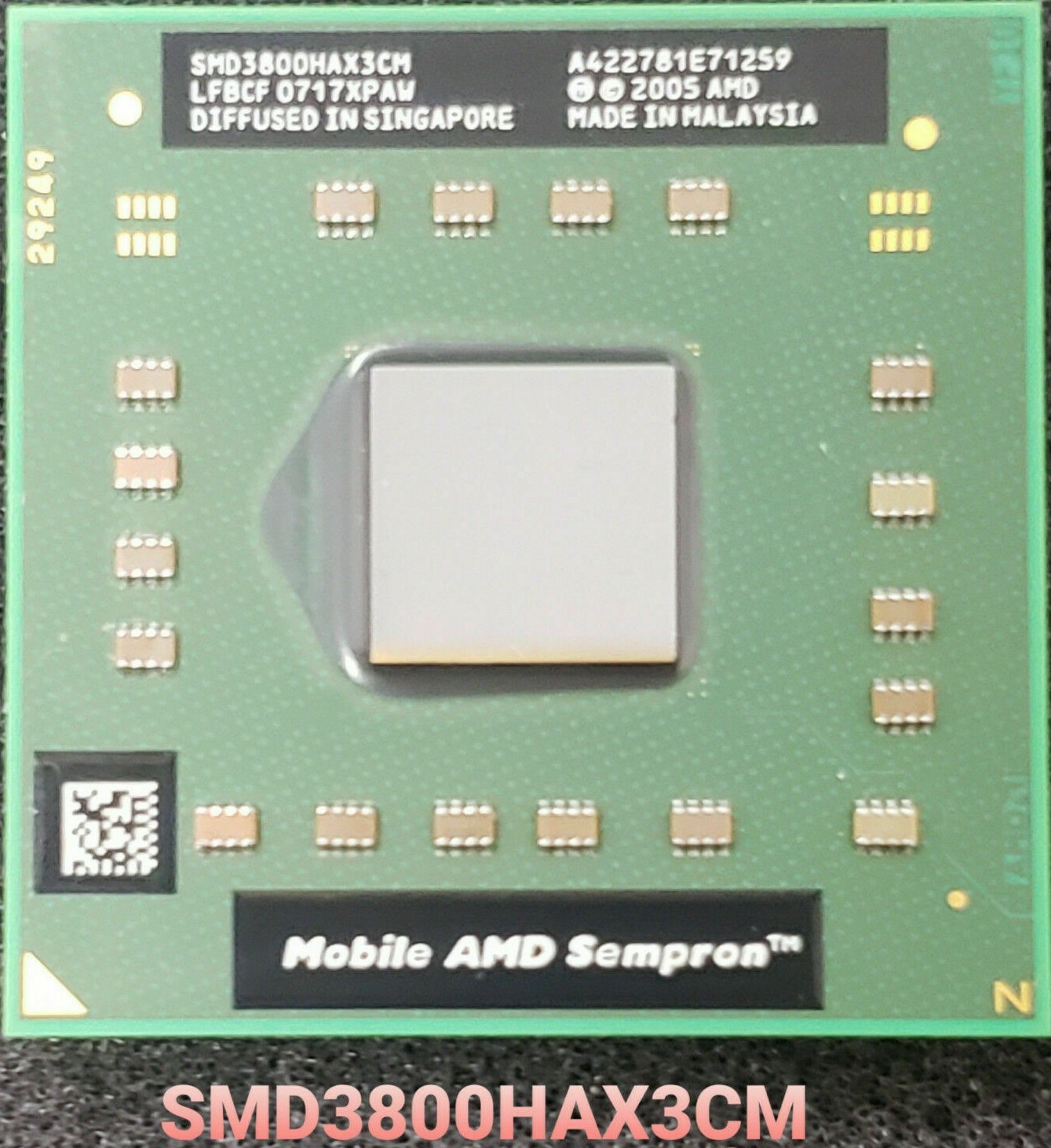 Cpu Amd Sempron Smd3800Hax3Cm Amd Sempron Mobile 3800+ 2.2Ghz
