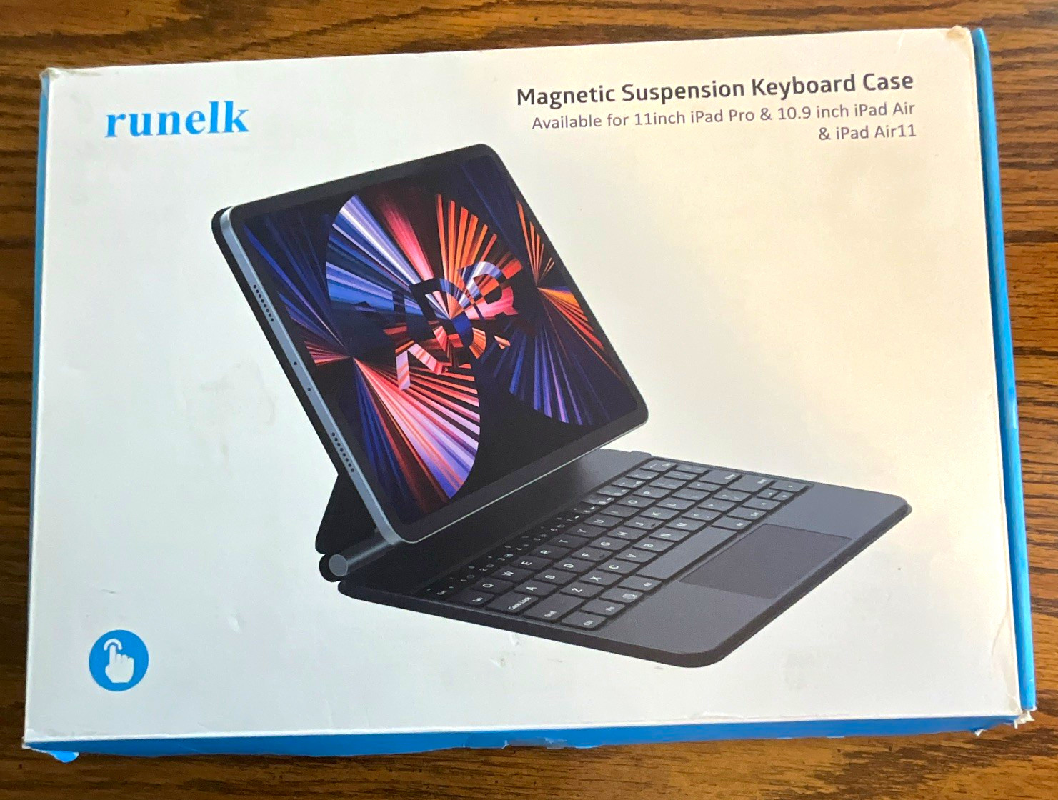 runelk Magnetic Suspension Keyboard Case HB354 Backlit Touchpad iPad Pro 11"