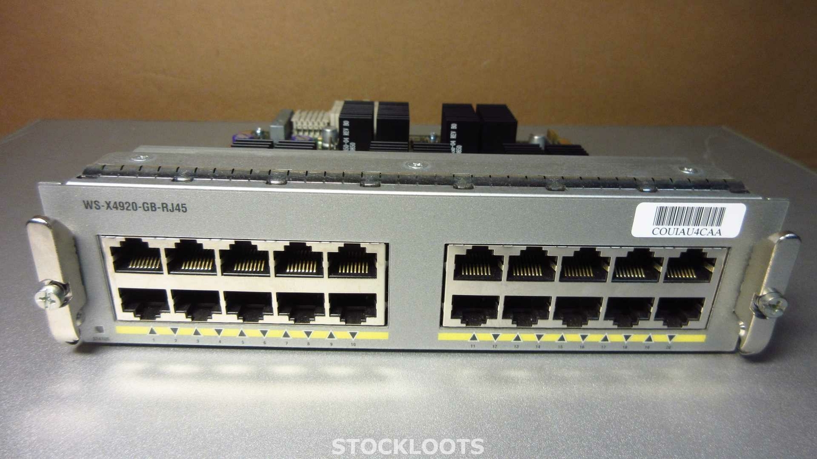 Cisco WS-X4920-GB-RJ45 V02 20-Port Gigabit PULLED FROM WS-C4900M V07 Module