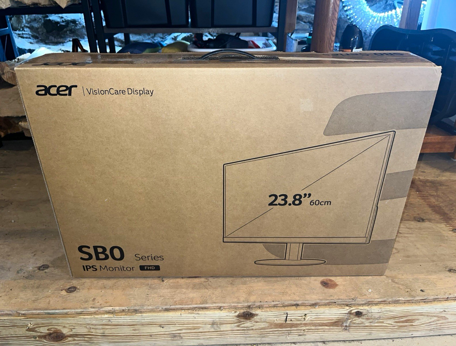Acer SB0 Series 23.8" IPS FHD 1920x1080 60Hz 4ms HDMI/VGA Black