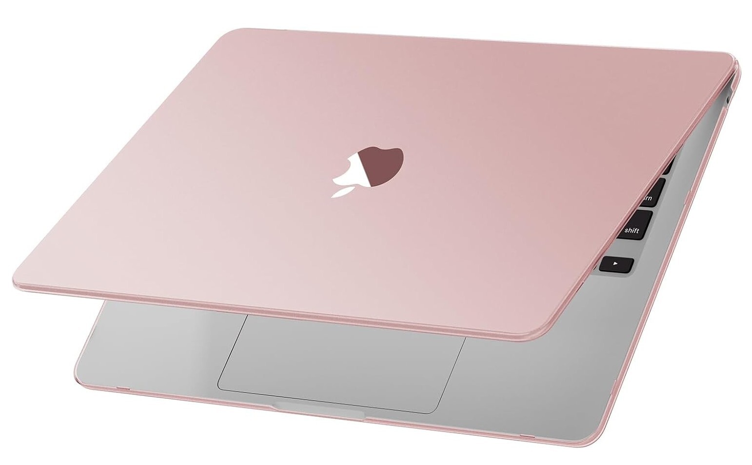 Clear Matte Hard Shell Cover Laptop for MacBook Air 13.6 inch - Sakura Pink