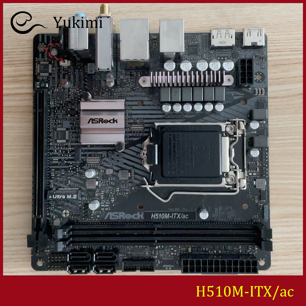 FOR ASROCK H510M-ITX/ac LGA 1200 64GB HDMI Mini-ITX Motherboard Test OK