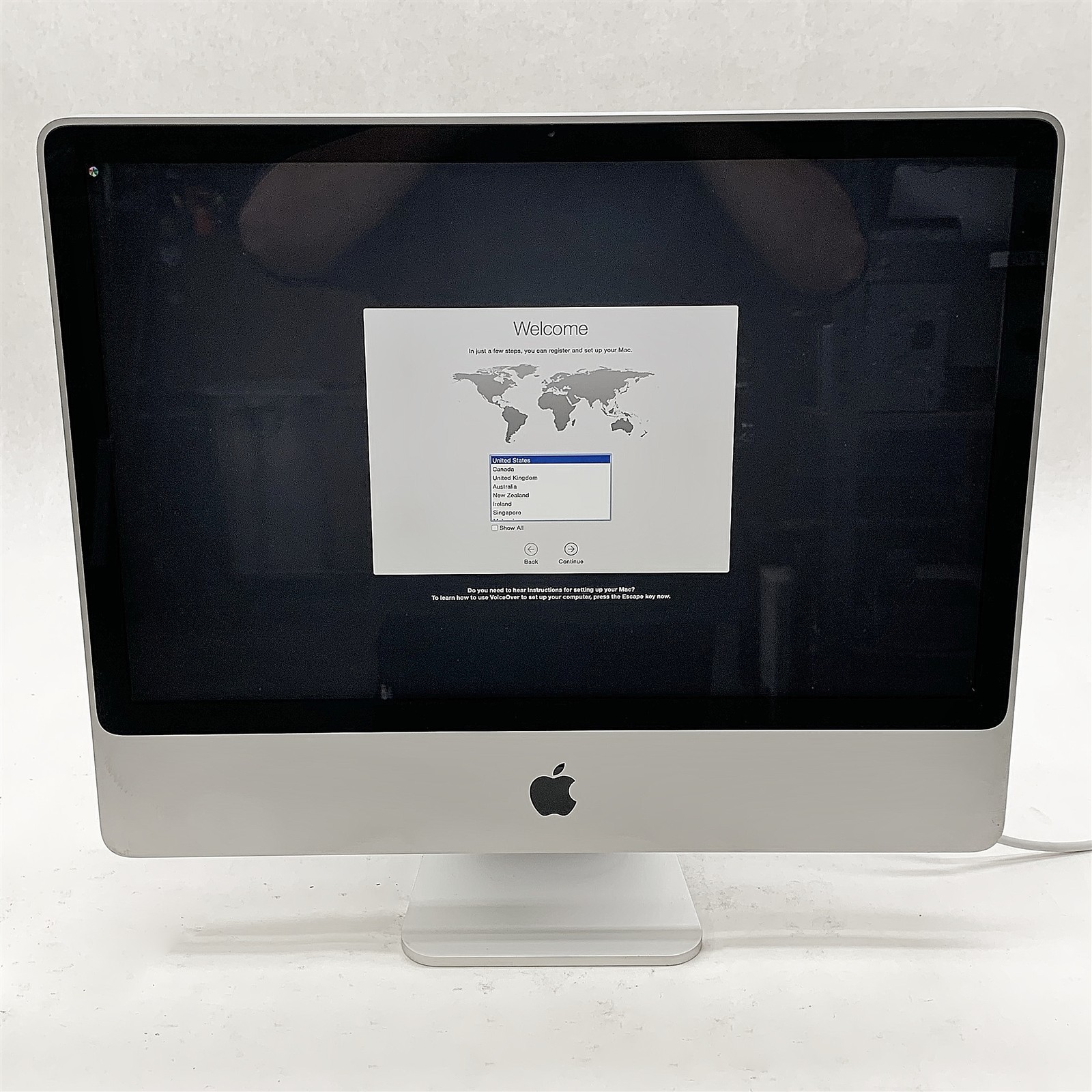 Apple iMac 8,1 A1225 2008 Intel E8235 2.80GHZ 24" 4GB RAM 320GB HDD OSX 10.10