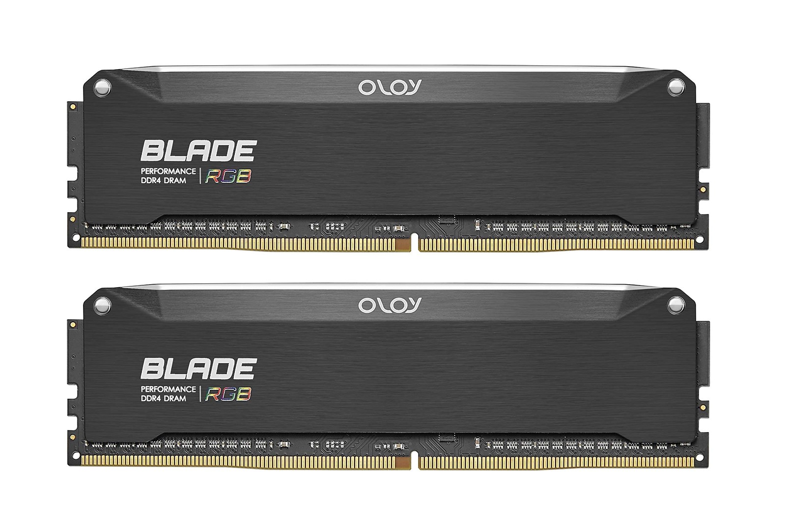 OLOy DDR4 RAM 16GB (2x8GB) Black Hairline Blade RGB 3200 MHz CL16 1.35V 288-P...