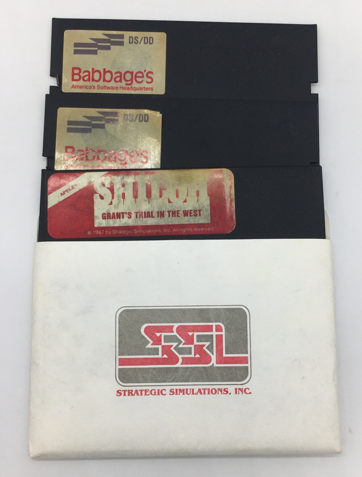 Shiloh: Grant's Trial In The West APPLE II FLOPPY SSI 1987 Disk Only